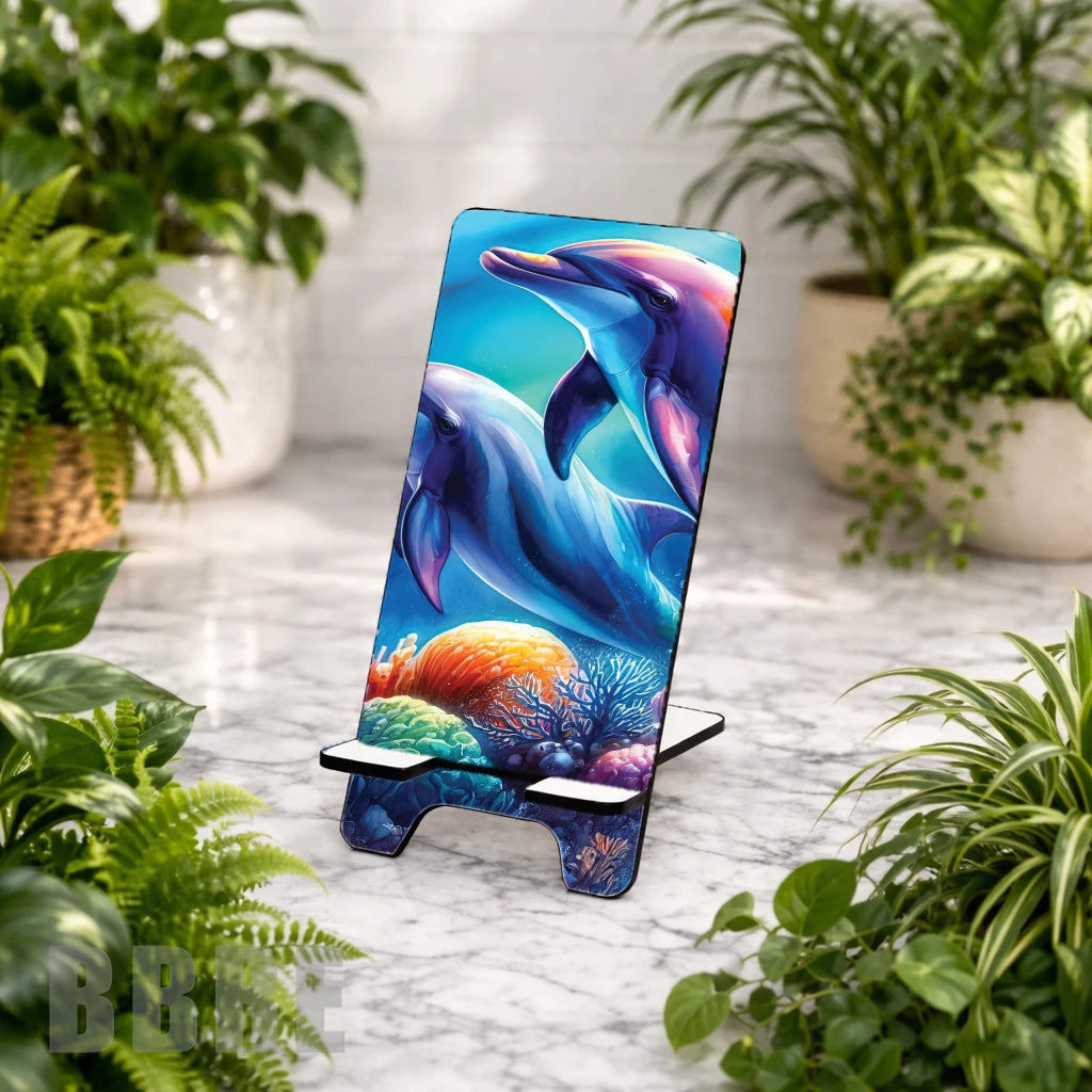 Dolphin Dance 2 Sublimation Phone Stand